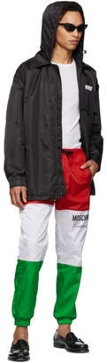 Moschino Black Logo Hooded Jacket