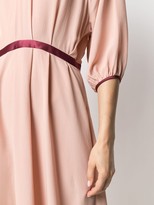 Thumbnail for your product : Ports 1961 Rear-Bow Puff-Sleeve Dress