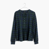 Thumbnail for your product : Madewell Market Popover Shirt in Dark Plaid
