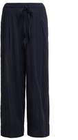 Thumbnail for your product : Loup Charmant Lace-insert Cotton Trousers - Womens - Navy