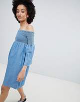 Thumbnail for your product : Only demin mini smock dress