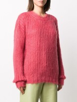 Thumbnail for your product : Plan C Purl Knit Mohair-Blend Jumper