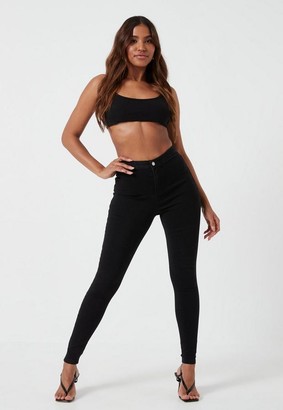 Missguided Highwaisted Super Stretchy Skinny Jeans