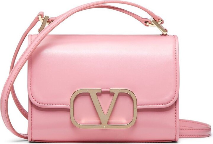 Valentino Garavani Mini Vsling Handbag with Rhinestones Woman Amethyst/wisteria Onesize