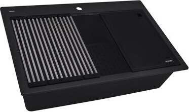 Ruvati 33-inch Granite Composite Workstation Drop-in Topmount Kitchen Sink