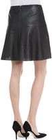 Thumbnail for your product : Vince Perforated Leather Skirt