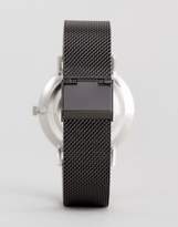 Thumbnail for your product : Reclaimed Vintage Inspired London Map Mesh Watch In Black Exclusive To ASOS