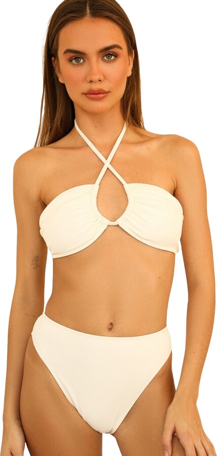 Seashore High Waisted Bikini Bottom