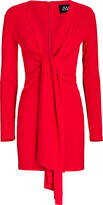 Thumbnail for your product : SOLACE London Renzo Tie-Front Crepe Mini Dress