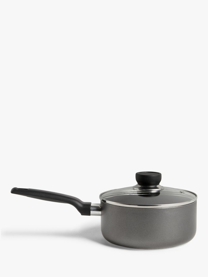 John Lewis ANYDAY Aluminium NonStick Saucepan & Lid ShopStyle Fry