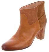 Thumbnail for your product : Maison Margiela Distressed Leather Ankle Boots