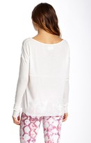 Thumbnail for your product : American Retro Caroline Cropped Long Sleeve Tee