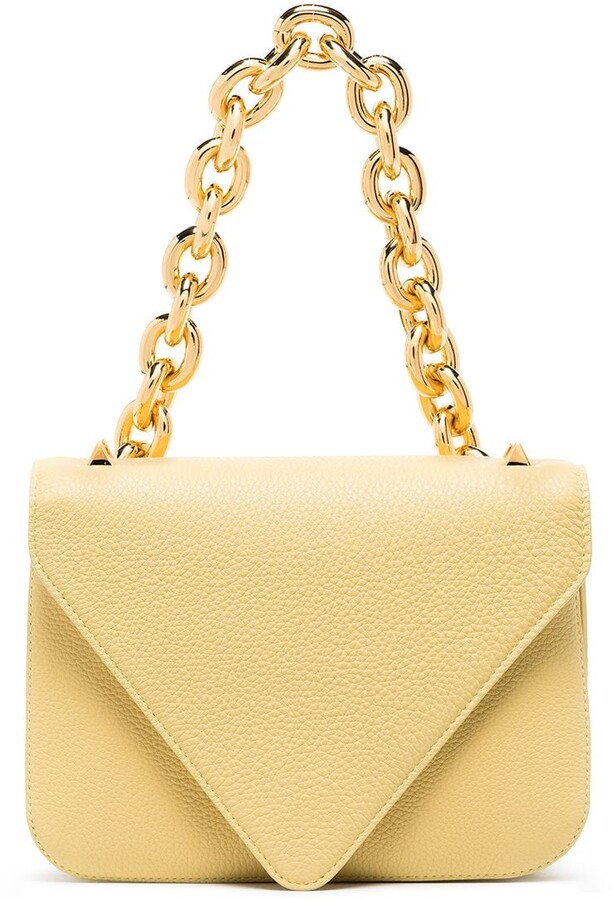 yellow strap bag