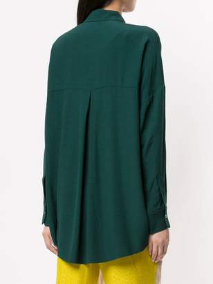 LAYEUR concealed front shirt