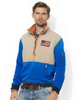 Thumbnail for your product : Polo Ralph Lauren Color-Blocked Weathered-Fleece Mockneck Pullover