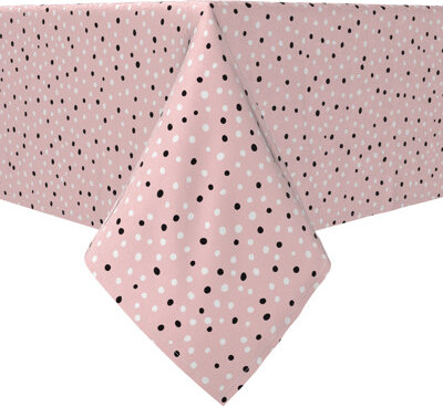 East Urban Home Rectangular Polka Dots Cotton Twill Tablecloth