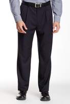 Thumbnail for your product : Louis Raphael Solid Herringbone Super 150 Straight Fit Double Pleat Pant - 30-34 Inseam