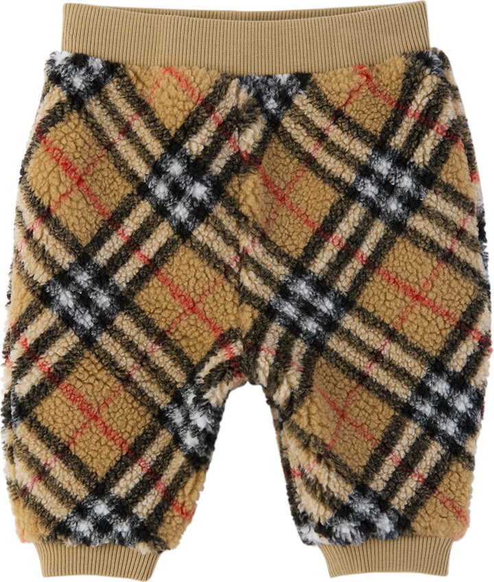 Burberry Baby Beige Check Lounge Pants