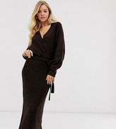 micha lounge wide strap cami midi dress