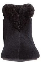 Thumbnail for your product : Dearfoams Women's Boa Cuff Velour Slipper Bootie