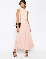 Thumbnail for your product : ASOS DESIGN Jumpsuit with Culotte Leg and High Neck