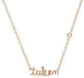 Thumbnail for your product : Sydney Evan Shy by Taken Necklace