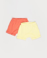 Thumbnail for your product : Cotton On Baby - Red Shorts - 2-Pack Sawyer Shorts - Babies - Size 0-3 months at The Iconic