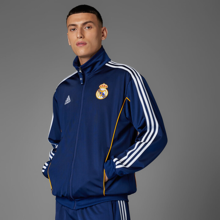 adidas Real Madrid 99/00 Track Top Dark Blue S Mens