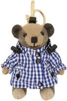 Thumbnail for your product : Burberry Beige Gingham Thomas Bear Keychain