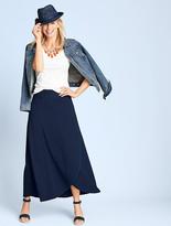 Thumbnail for your product : Talbots Faux-Wrap Jersey Maxi Skirt