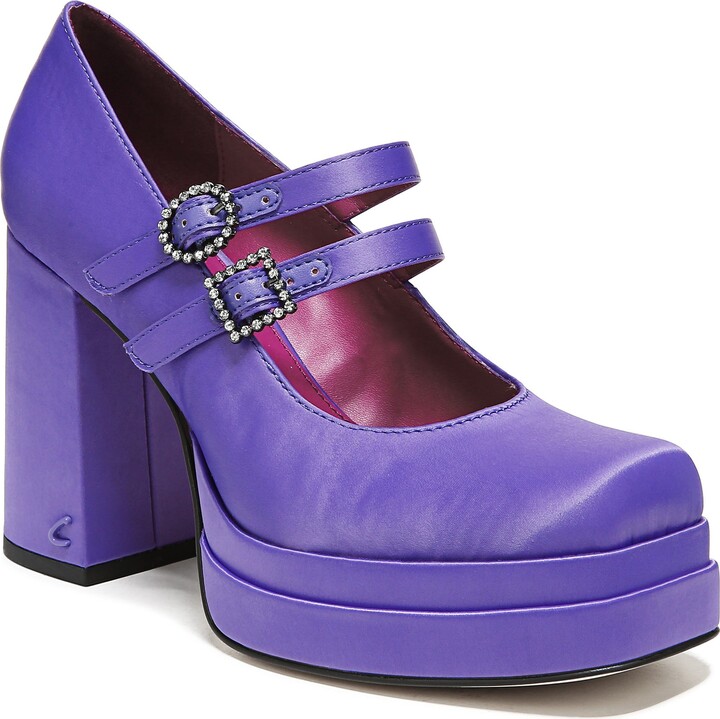 Dark Purple Mary Jane Shoes for 22" Saucy Walker 711DP 