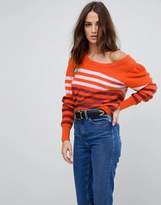 Thumbnail for your product : Free People Complete Me Alpaca Blend Stripe Jumper