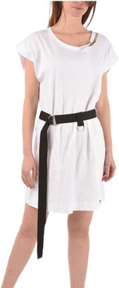 Diesel Womens White Other Materials Dress