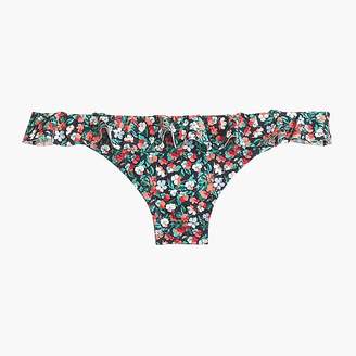 Ruffle hipster bikini bottom in Liberty® Sarah floral
