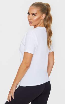 Asa Trad White Burpees Then Brunch Cropped T Shirt
