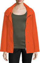 Thumbnail for your product : Eileen Fisher Snap-Front Hooded Jacket, Plus Size