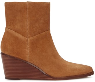 4 inch wedge boots