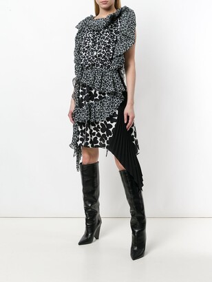 Givenchy Asymmetric Patterned Dress