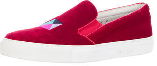Del Toro Embroidered Slip-On Sneakers