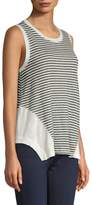 Thumbnail for your product : Stateside Stripe Linen Tank Top