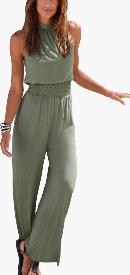 Lascana Women's Halter Neck Jumpsuit