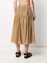 Thumbnail for your product : Joseph Smocked Panel Midi Skirt