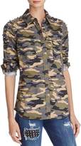 Thumbnail for your product : True Religion Studded Camouflage Shirt