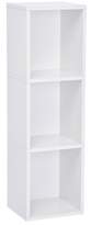 Thumbnail for your product : Way Basics 3-Shelf Narrow Bookcase Storage Shelf, Natural White - Formaldehyde Free - Lifetime Guarantee