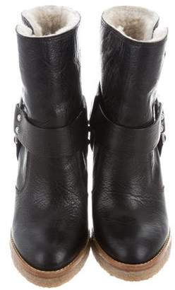 Belle by Sigerson Morrison Shearling-Lined Ankle Boots w/ Tags