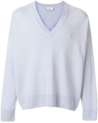 Ami Ami Paris Oversized V Neck Sweater