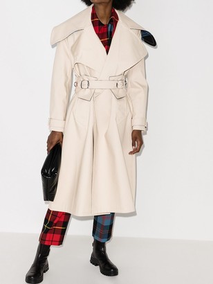 Charles Jeffrey Loverboy Orkney belted trench coat