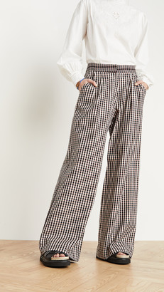 Alix of Bohemia Diana Houndstooth Trousers - ShopStyle Pants