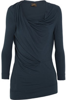 Thumbnail for your product : Vivienne Westwood Fracture draped stretch-jersey top