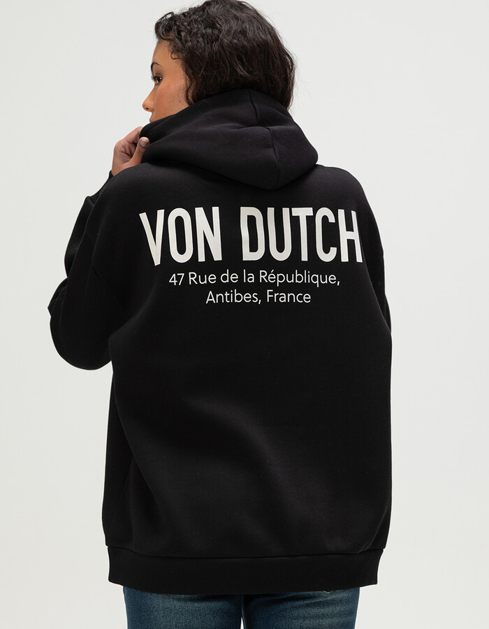 Vintage Havana x Von Dutch Print Womens Hoodie